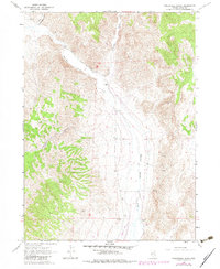 Twelvemile Ranch 1967 topographic map preview