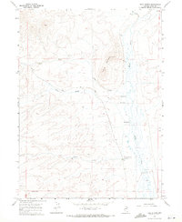 Twin Buttes 1967 topographic map preview