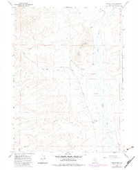 Twin Buttes 1967 topographic map thumbnail