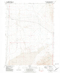 Twin Buttes Well 1981 topographic map thumbnail