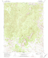 Tybo 1968 topographic map preview
