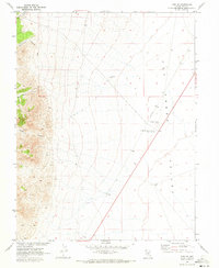 Tybo SE 1967 topographic map thumbnail