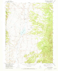 Upper Fish Lake 1967 topographic map thumbnail
