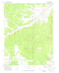 Uvada 1972 topographic map preview