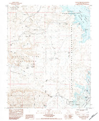 Valley of Fire East 1984 topographic map thumbnail