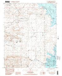 Valley of Fire East 1984 topographic map thumbnail