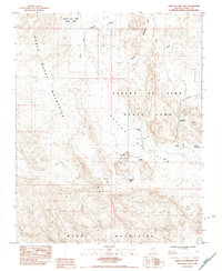 Valley of Fire West 1984 topographic map thumbnail