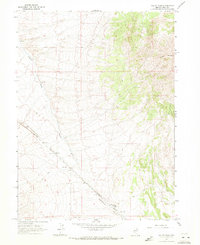 Valley Pass 1967 topographic map thumbnail