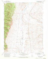 Vigus Butte NW 1969 topographic map thumbnail