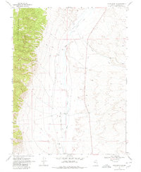 Vigus Butte NW 1969 topographic map thumbnail