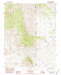 Virgin Peak 1983 topographic map thumbnail