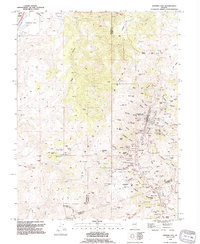 Virginia City 1994 topographic map thumbnail