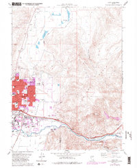 Vista 1975 topographic map thumbnail