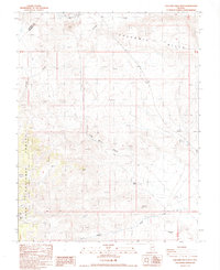 Volcanic Hills West 1987 topographic map thumbnail