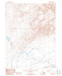 Wabuska 1987 topographic map thumbnail