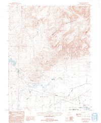Wabuska 1987 topographic map thumbnail