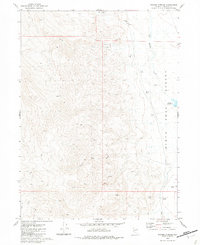 Wagner Springs 1980 topographic map thumbnail