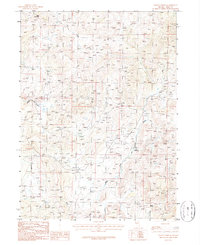 Wagon Springs 1986 topographic map thumbnail