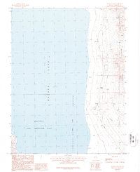 Walker Lake 1987 topographic map thumbnail