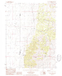 Walti Hot Springs 1986 topographic map preview