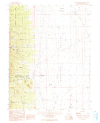 Ward Charcoal Ovens 1990 topographic map thumbnail