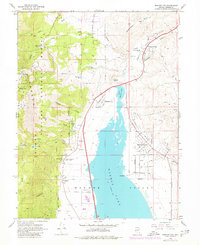 Washoe City 1968 topographic map thumbnail