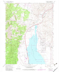 Washoe City 1968 topographic map thumbnail