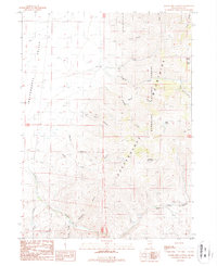Water Pipe Canyon 1987 topographic map thumbnail