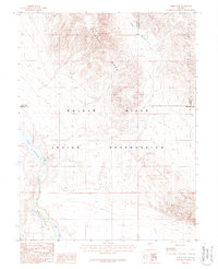 Weber Dam 1987 topographic map thumbnail