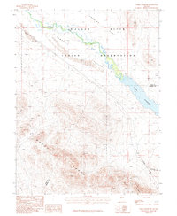 Weber Reservoir 1987 topographic map thumbnail