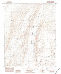 Weiser Ridge 1983 topographic map preview