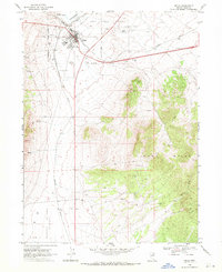 Wells 1968 topographic map thumbnail