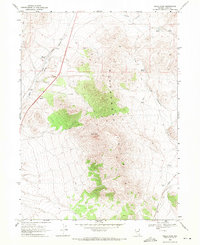Wells Peak 1968 topographic map thumbnail