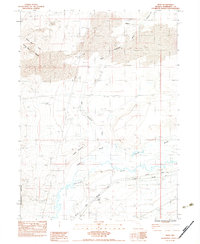 Weso 1983 topographic map thumbnail