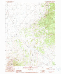 West of Bellevue Peak 1990 topographic map preview