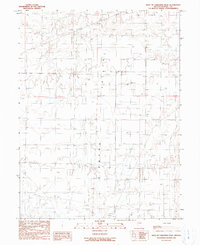 West of Christina Peak 1990 topographic map thumbnail