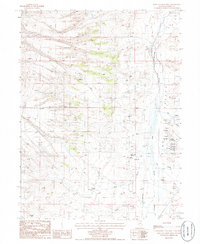 West of Coffin Mtn topographic map thumbnail