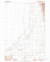 West of Diamond Springs 1990 topographic map thumbnail
