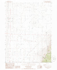 West of Fagin Mtn topographic map thumbnail