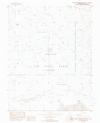West of Quartzite Mountain topographic map thumbnail