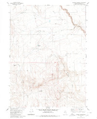 Whiskey Springs 1980 topographic map thumbnail