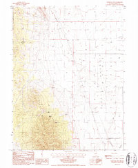 Whistler Mtn 1986 topographic map thumbnail