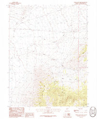 White Cloud Point 1986 topographic map thumbnail