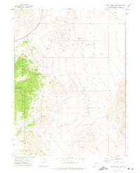 White Horse Pass 1972 topographic map thumbnail