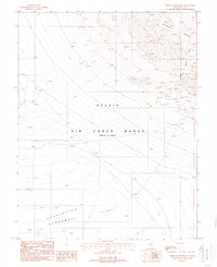 White Patch Draw 1987 topographic map preview