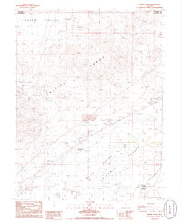 White Plains 1986 topographic map preview