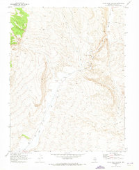 White River Narrows 1970 topographic map thumbnail