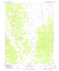White Rock Creek 1973 topographic map thumbnail