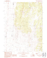 White Sage Canyon 1989 topographic map thumbnail