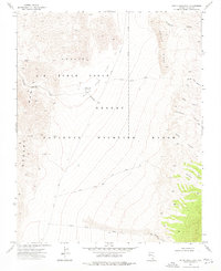 White Sage Flat 1973 topographic map thumbnail